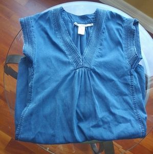 H&M LOGG Denim Tunic Shift Dress 2